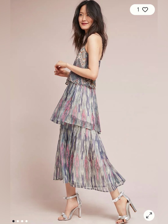 Dresses & Skirts - EUC Meadow Rue by Anthropologie Josie Tiered Maxi Dress — Size 2